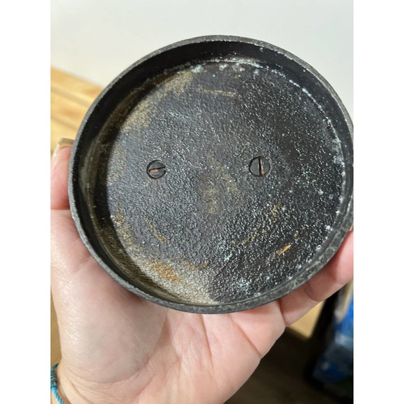 Rare Mid Century Mini 3-footed James Mont Style Metal Ice Bucket/Ashtray 7” EUC - Picture 3 of 5